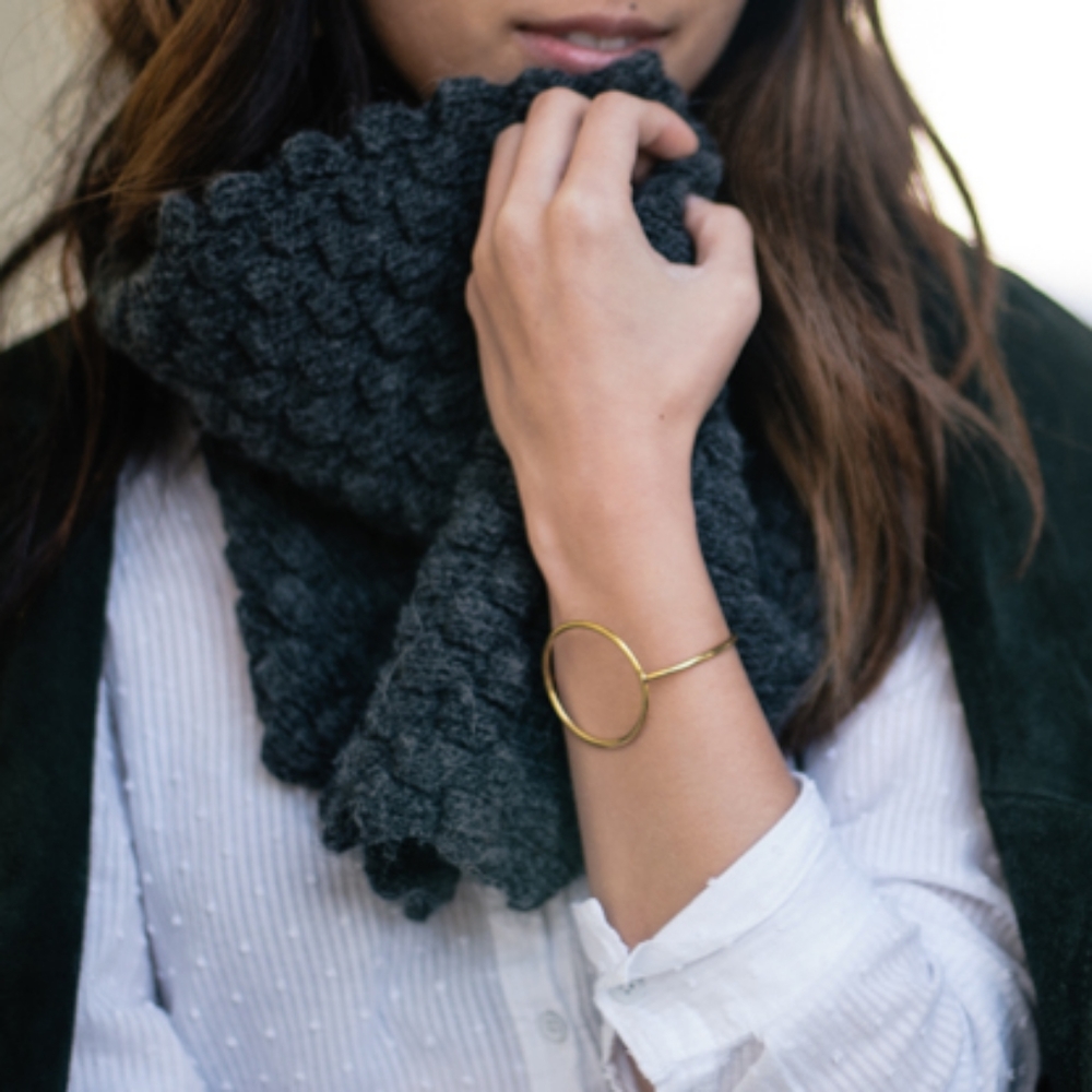 Banana republic popcorn snood scarf